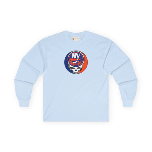 New York Islanders Grateful Dead Long Sleeve Tee StealieShop