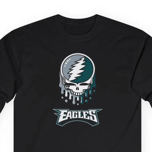 Camiseta de manga larga Grateful Dead de los Philadelphia Eagles - NFL