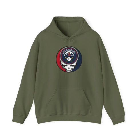 Grateful Dead - Los Angeles Angels Grateful Dead Unisex Heavy Blend Hoodie - Hooded Sweatshirt - StealieShop
