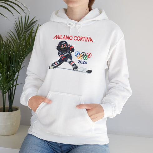 'Slapshot Jerry' 2026 Milano Cortina Olympics Unisex Heavy Blend Hoodie