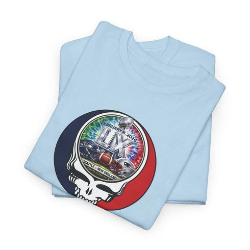 Big Game 2026 Tie-Dye Stealie Grateful Dead T-Shirt