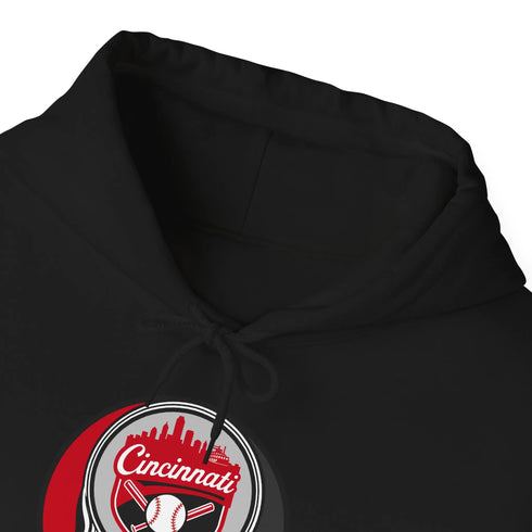 Grateful Dead - Cincinnati Reds Grateful Dead Unisex Heavy Blend Hoodie - Hooded Sweatshirt - StealieShop