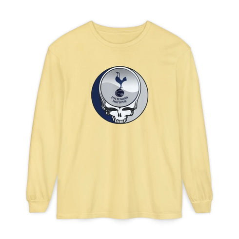 Grateful Dead - Tottenham Hotspur Garment-Dyed Long Sleeve T-Shirt - StealieShop