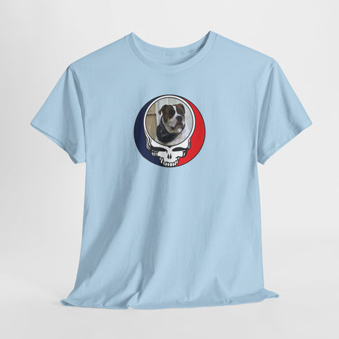 Custom Dog Stealie Unisex Grateful Dead T-Shirt (111)