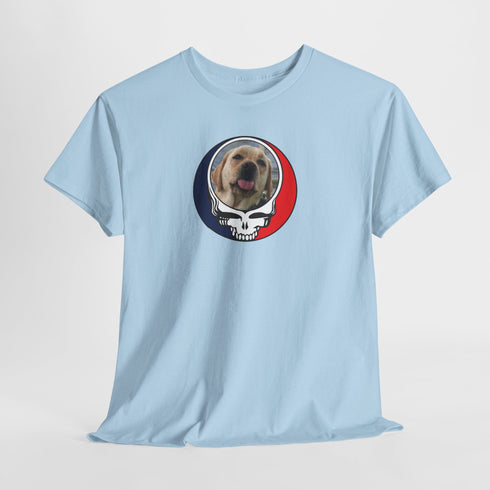 Custom Dog Stealie Unisex Grateful Dead T-Shirt (125)