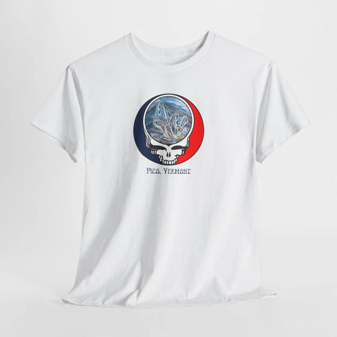 Pico Mountain Trail Map Stealie Grateful Dead T-Shirt