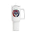 Grateful Dead - New England Patriots Stealie "Fat Man" Tumbler, Double Insulated 40oz Travel Mug - NFL - StealieShop