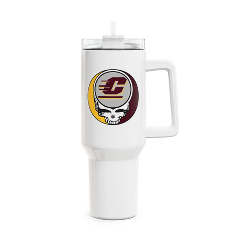 Grateful Dead - Central Michigan Stealie "Fat Man" Tumbler, Double Insulated 40oz Travel Mug - StealieShop