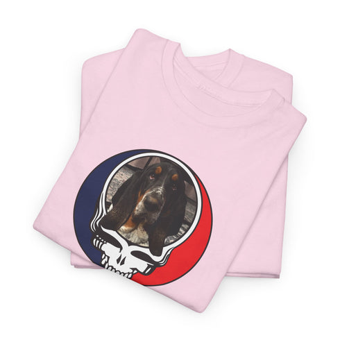 Custom Dog Stealie Unisex Grateful Dead T-Shirt (128)
