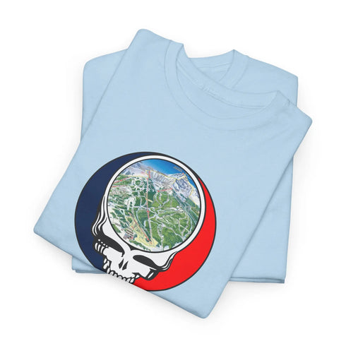 Big Sky Trail Map Stealie Grateful Dead T-Shirt