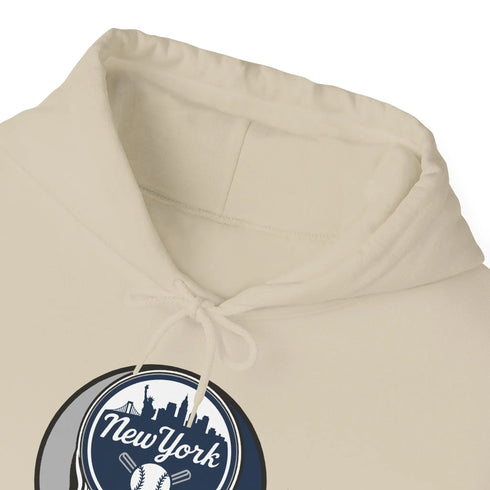 Grateful Dead - Yankees Classic Stealie Unisex Heavy Blend Hoodie - MLB - StealieShop