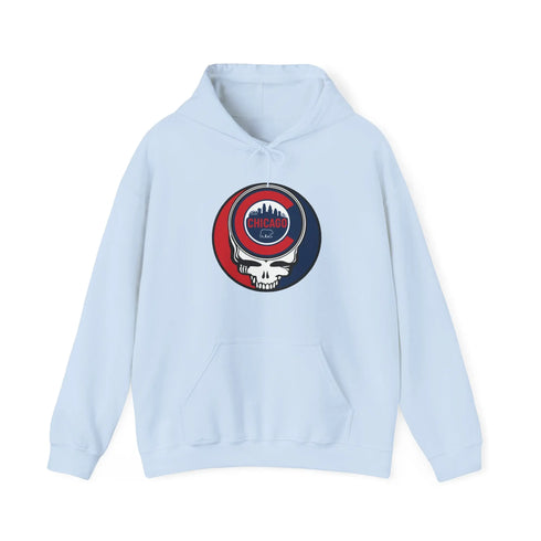 Grateful Dead - Chicago Cubs Grateful Dead Unisex Heavy Blend Hoodie - Hooded Sweatshirt - StealieShop