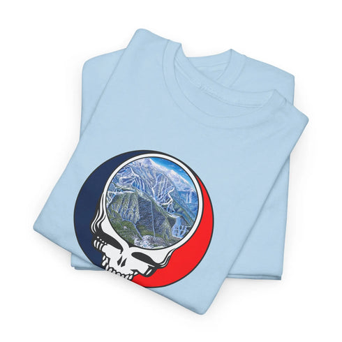 Ski Heavenly Trail Map Stealie Grateful Dead T-Shirt