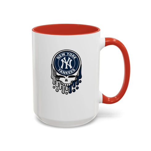 New York Yankees Dripping Stealie Coffee Mug Printify