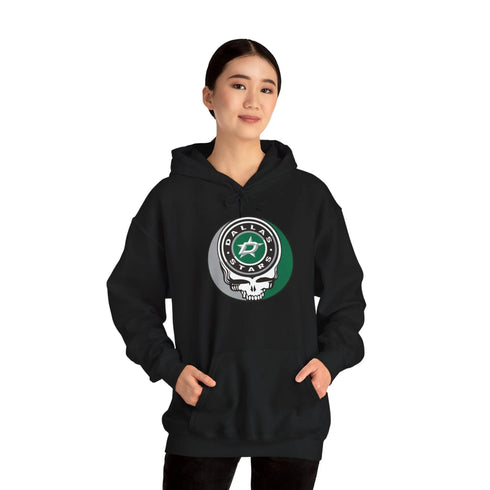 Dallas Stars Grateful Dead Unisex Heavy Blend Hoodie - StealieShop