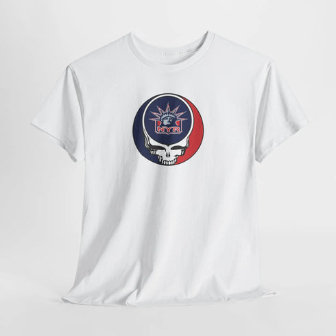 Grateful Dead - New York Rangers Grateful Dead Steal Your Face T-Shirt - NHL - StealieShop