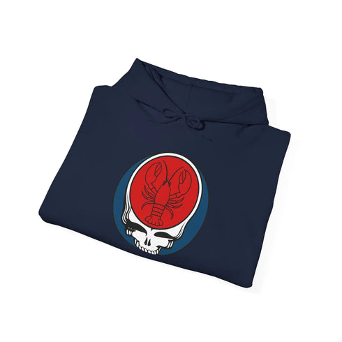 Grateful Dead - Steal Your Lobster Stealie Grateful Dead Hooded Sweatshirt - StealieShop