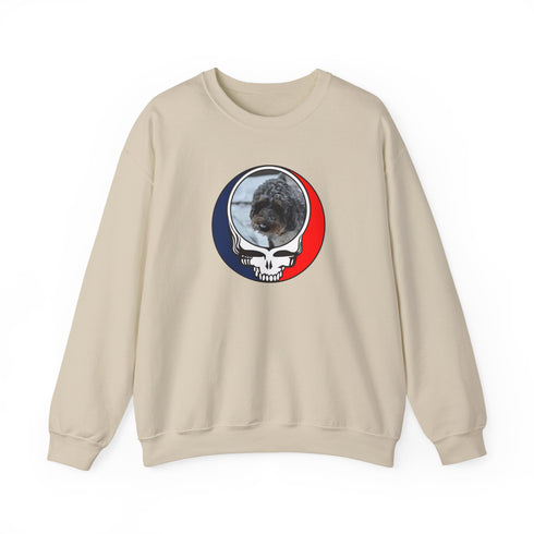Custom Dog Stealie Crewneck Sweatshirt (142)