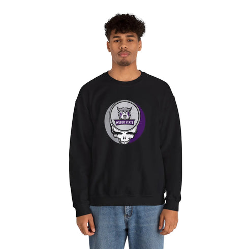Grateful Dead - Weber State University Stealie Crewneck Sweatshirt - StealieShop