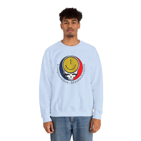 Longmeadow, MA Grateful Dead Stealie Crewneck Sweatshirt StealieShop