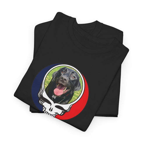 Custom Dog Stealie Unisex Grateful Dead T-Shirt (143)