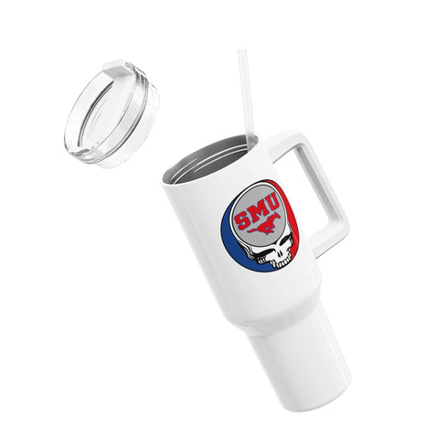 Grateful Dead - Southern Methodist University Stealie "Fat Man" Tumbler, Double Insulated 40oz Travel Mug - StealieShop