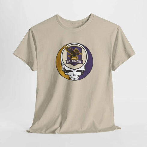 Grateful Dead - Baltimore Ravens Stealie Unisex T-Shirt - NFL - StealieShop
