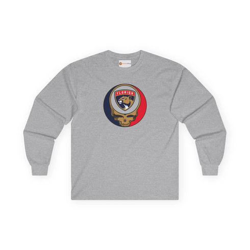 Florida Panthers Grateful Dead Long Sleeve Tee StealieShop