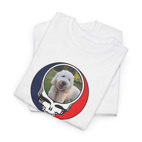 Custom Dog Stealie Unisex Grateful Dead T-Shirt (58)