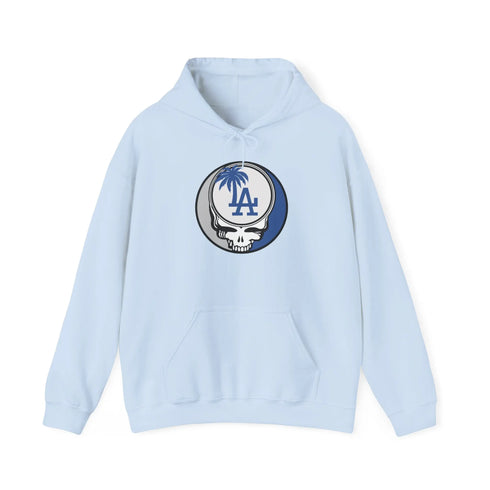 Grateful Dead - Los Angeles Dodgers Grateful Dead Unisex Heavy Blend Hoodie - StealieShop