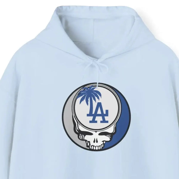Grateful Dead - Los Angeles Dodgers Grateful Dead Unisex Heavy Blend Hoodie - StealieShop