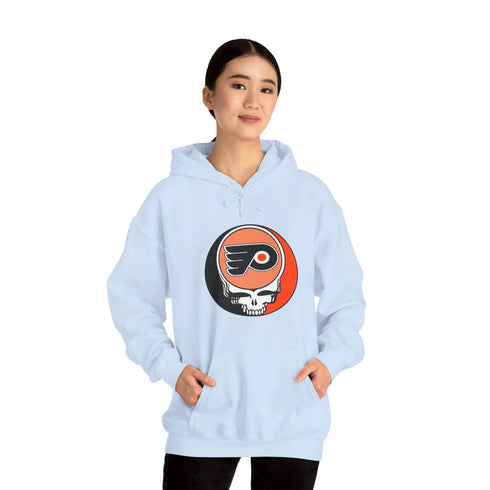 Philadelphia Flyers Grateful Dead Unisex Heavy Blend Hoodie StealieShop