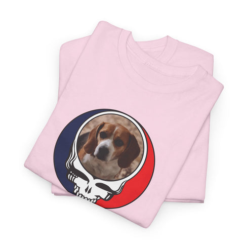 Custom Dog Stealie Unisex Grateful Dead T-Shirt (126)