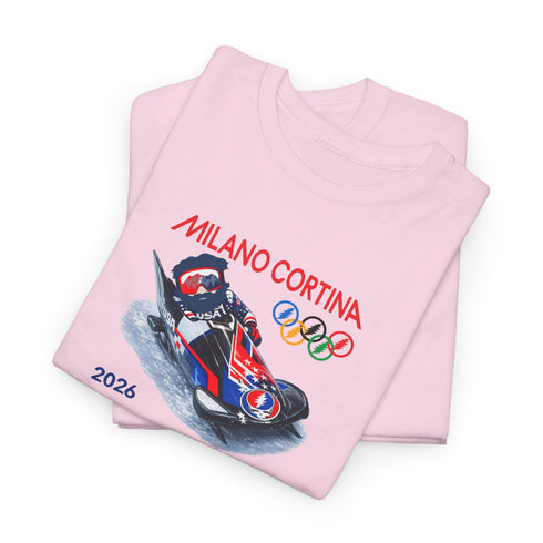 Bobsleddin' Jerry 2026 Olympics Grateful Dead T-Shirt