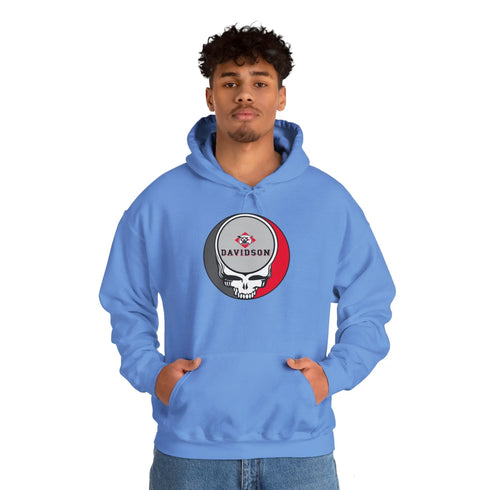 Davidson College Grateful Dead Steal Your Face Unisex Hoodie - StealieShop