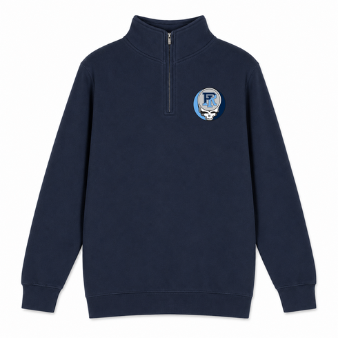 University of Rhode Island - Premium Grateful Dead Quarter-Zip Pullover - Navy - 3