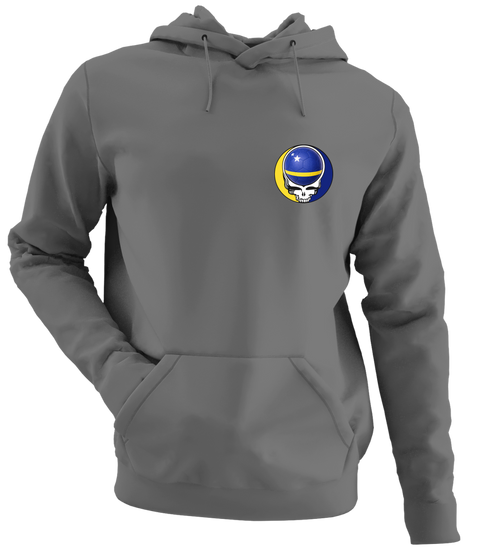 Curacao FIFA World Cup - Premium Grateful Dead Left Chest Hoodie - Charcoal