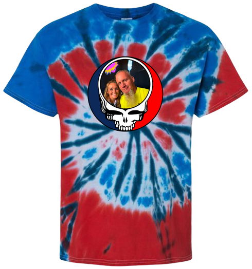 1454 - Custom Stealie Tie-Dye