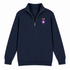 ECU Jerry - Life is dead.® - Premium Grateful Dead Quarter-Zip Pullover - Navy - 4