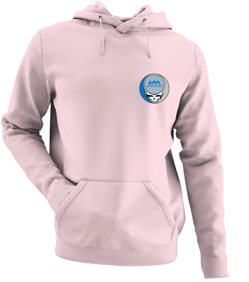 University of Alabama in Huntsville - Premium Grateful Dead Left Chest Hoodie - Light Pink - 4