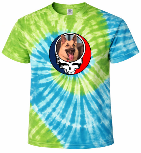 1563 - Custom Stealie Tie-Dye