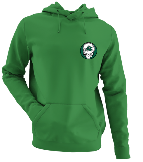 Tulane University - Premium Grateful Dead Left Chest Hoodie - Irish Green