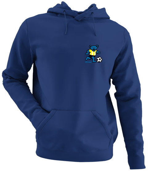Futbol Bear - Life is dead.® - Premium Grateful Dead Left Chest Hoodie - Navy - 2