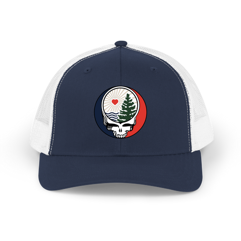 1435 - Custom Stealie Trucker Cap