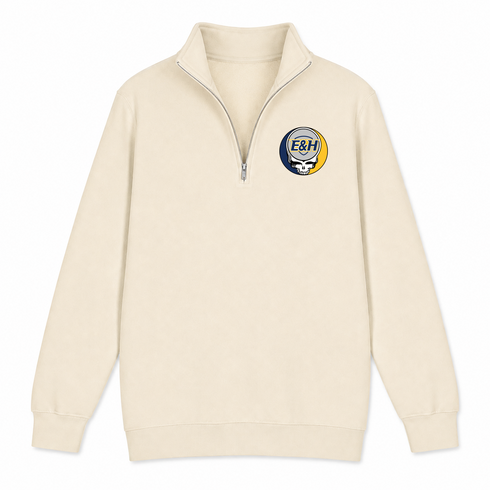 Emory & Henry - Premium Grateful Dead Quarter-Zip Pullover - Sand - 2