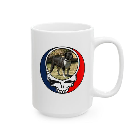 Custom Dog 15oz Ceramic Mug (121)