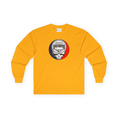Rebel Railroad Grateful Dead Long Sleeve Tee StealieShop