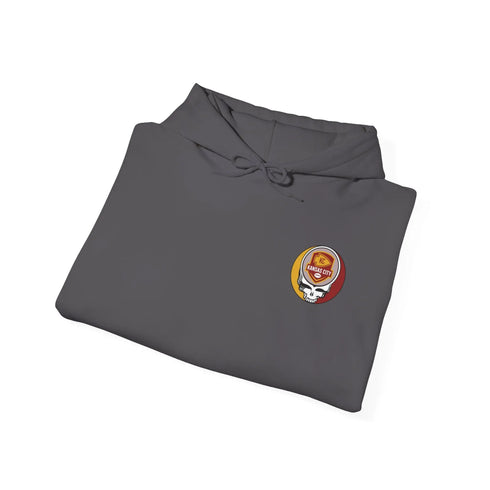 Grateful Dead - Kansas City Chiefs Dancing Bear Two-Sided Unisex Hoodie - Bucs - StealieShop