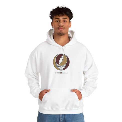 Texas State University Grateful Dead Hoodie - Hooded Sweatshirt StealieShop