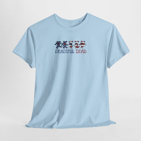 American Flag Dancing Bears Unisex Grateful Dead T-Shirt